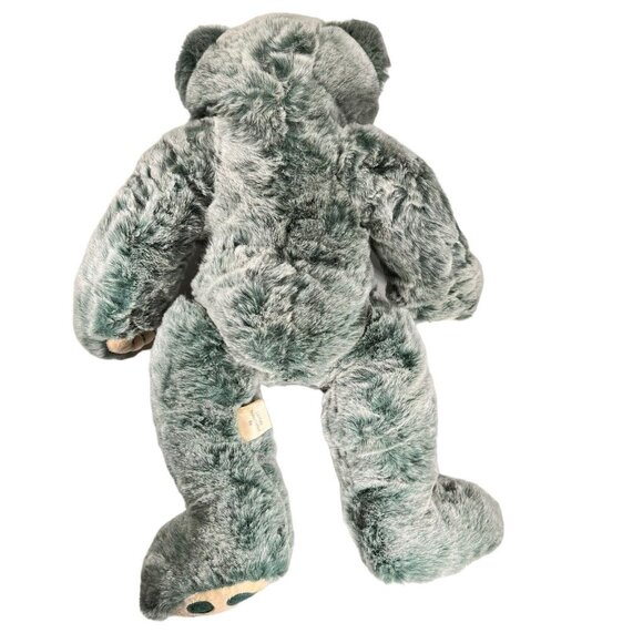 Vtg Purr-Fection by MJC Teal Blue Bear Plush Stuffed Animal Toy 1992 Teddy Paws - Picture 5 of 8